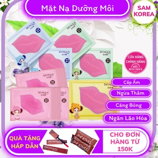 Mặt Nạ Dưỡng Môi Bioaqua Bổ Sung Collagen - Dưỡng Ẩm - Ngừa Thâm Môi Giúp Môi Căng Bóng Mask Chính Hãng Nội Địa Trung