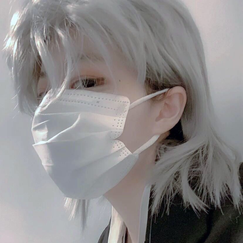 ○Mullet đầu học sinh sói đuôi tóc giả ngắn đầy đủ mũ đội đầu