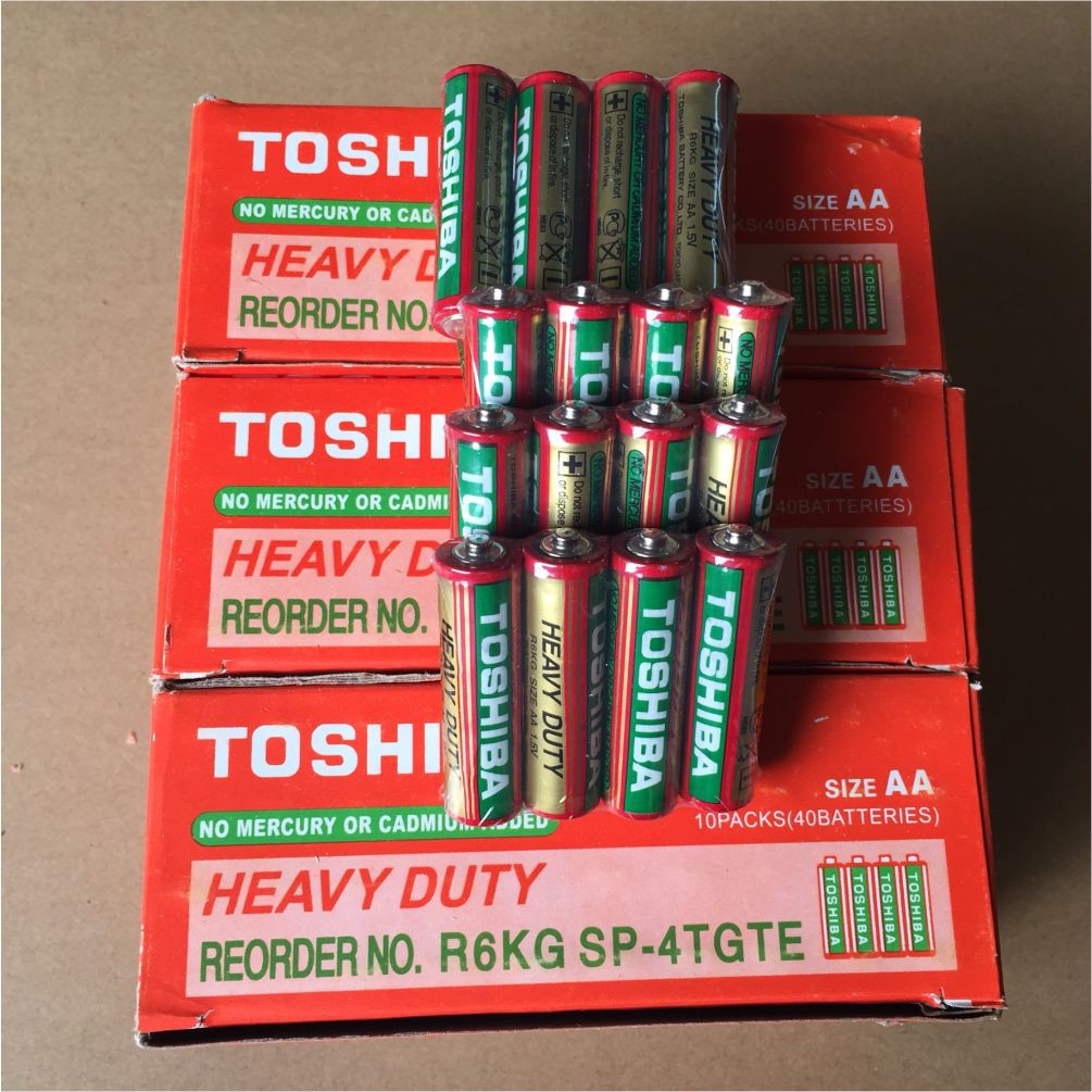 20 viên pin Toshiba AA (Pin tiểu)