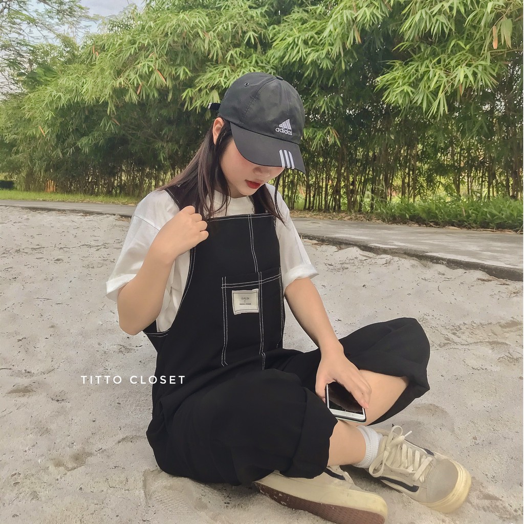 [Mã FAGREEN245 giảm 10% tối đa 30K đơn 99K] Yếm Quần Chỉ Nổi Chất Tuyết Mưa Ullzzang - Ảnh Thật - Titto Closet | BigBuy360 - bigbuy360.vn