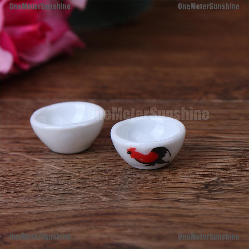 Mô Hình Chén Đựng Gián Mini Dễ Thương Trang Trí Nhà Búp Bê Tỉ Lệ 1: 12
