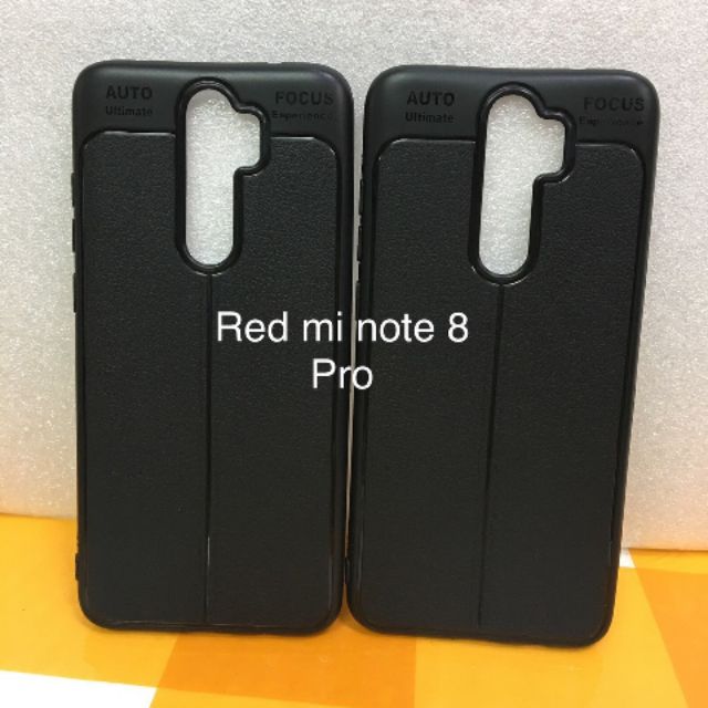 Ốp lưng vân da xiaomi redmi note 8 pro chống sốc Auto Focus