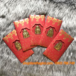 Combo 5 Bao Lì Xì Thần Tài vàng thường may mắn - TMT COLLECTION - MS351