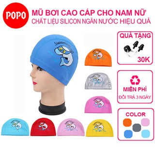Mũ bơi trẻ em ngộ nghĩnh chất liệu an toàn mang đếm cảm giác mềm mại khi đội cho bé POPO Collection