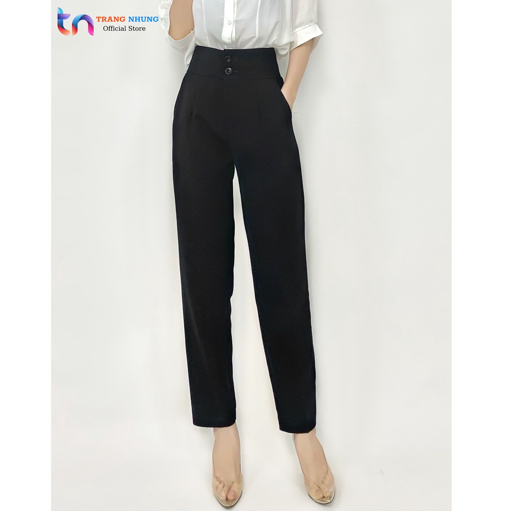 [ 7 MẪU ] Quần tây nữ Công Sở Phong Cách Âu Cao Cấp đủ form basic baggy đứng suông chất vải tuyết mưa co giãn