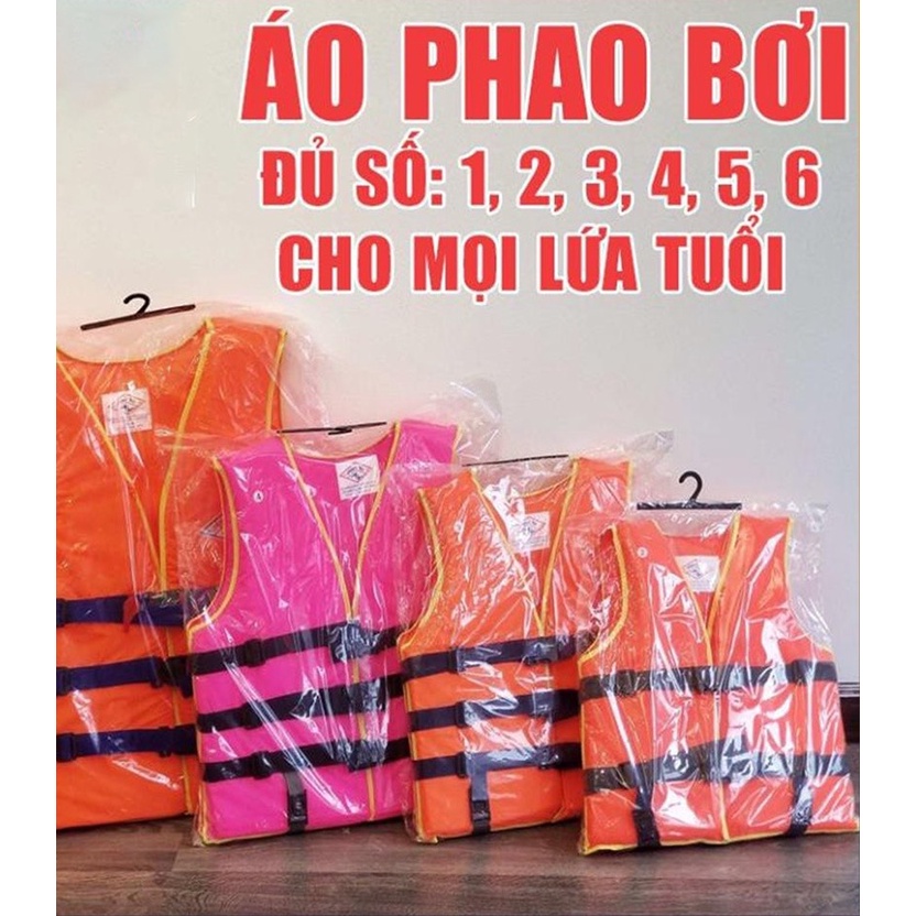 Áo Phao Cứu Hộ, Áo Phao Bơi Cho Bé 1-10 Tuổi