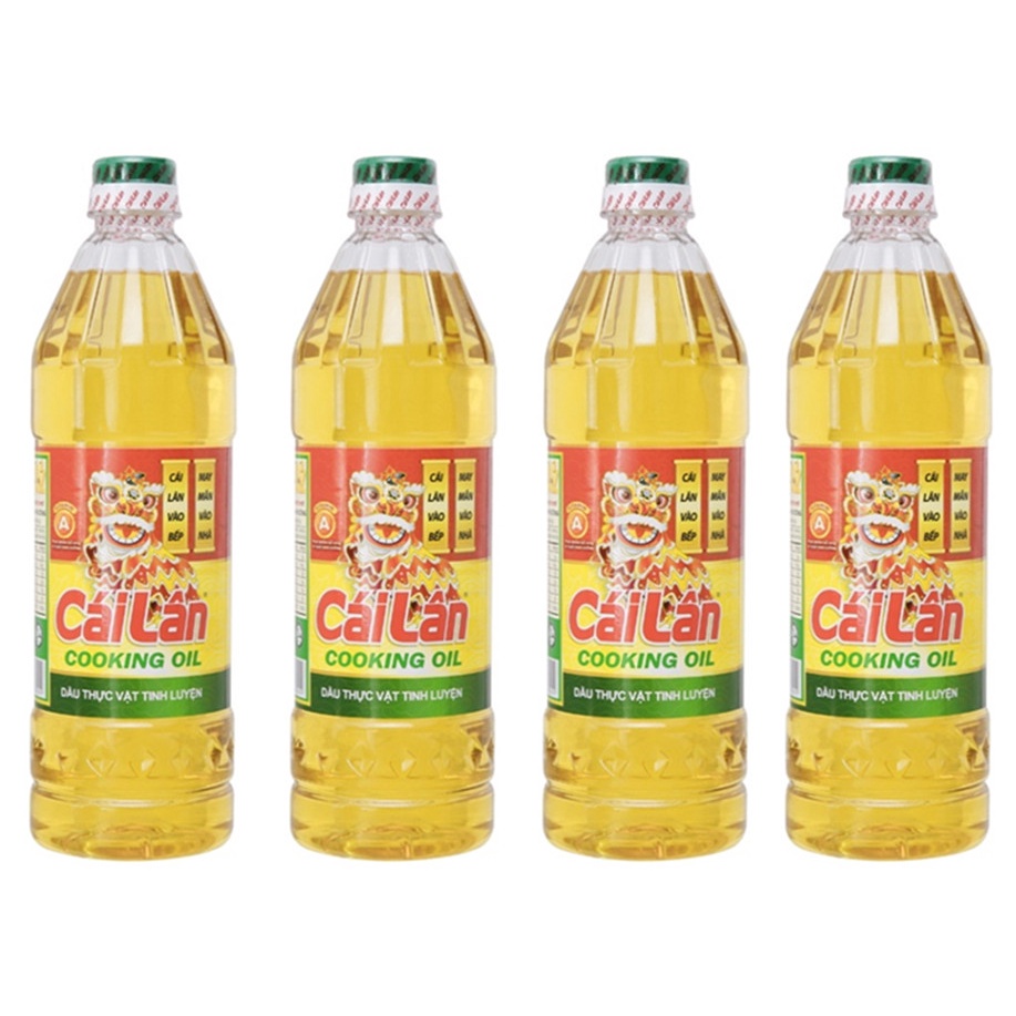 Combo 4 Chai Dầu Ăn Cái Lân 1L