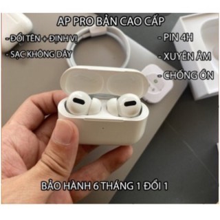 Tai Nghe Bluetooth, Tai Nghe Không Dây TWS Pro - Âm Vòm,Check Setting Chống ồn, Định vị, Đổi tên, Bảo Hành 6 Tháng