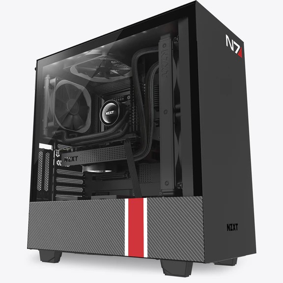 Vỏ Case Máy Tính NZXT H510i Mass Effect - Matte Black