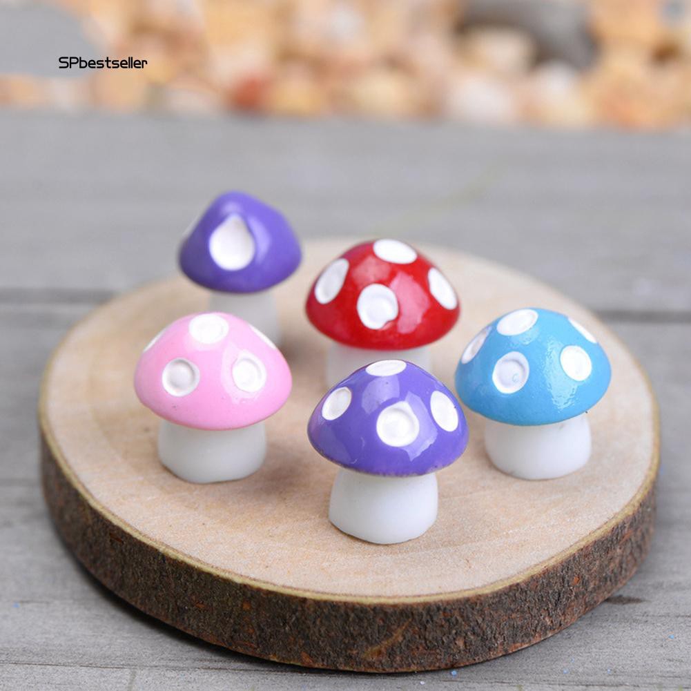 Mô hình cây nấm mini bằng nhựa xinh xắn dùng để trang trí