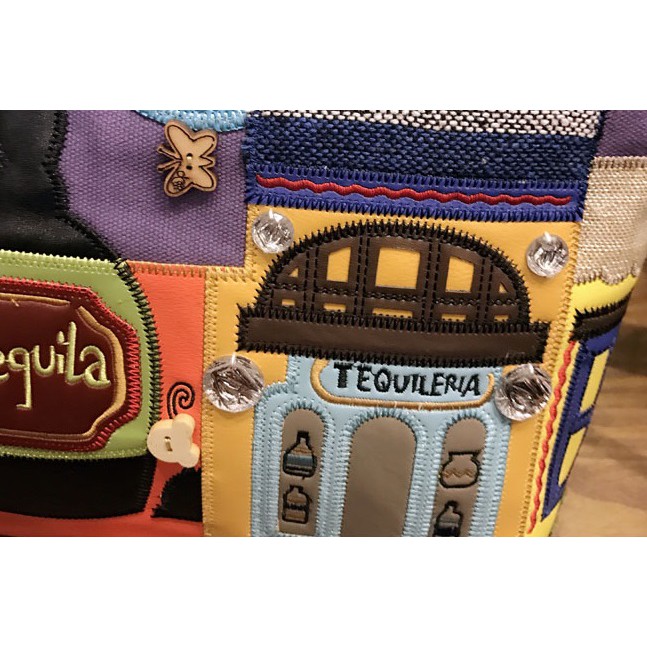 Túi xách độc lạ thêu thủ công nhiều màu sắc Mexico