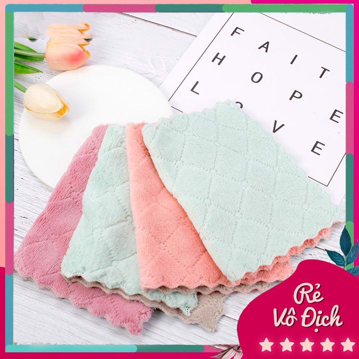 Khăn Lau Bếp Đa Năng ☘FREESHIP☘ Khăn Lau Bếp 2 Mặt Tiện Lợi, Siêu Thấm Hút - GD168 | BigBuy360 - bigbuy360.vn