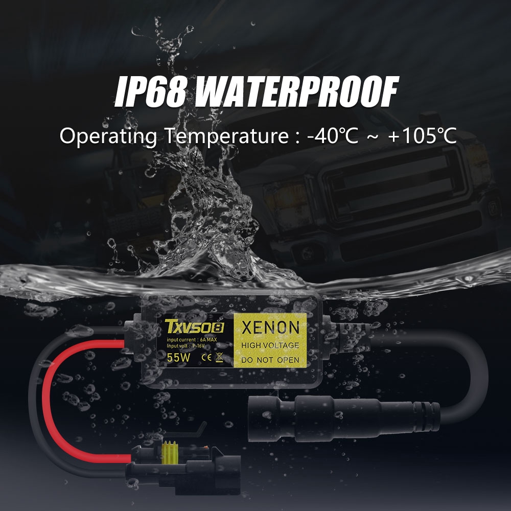 Set 2 bóng đèn Xenon Pocketman HID 110W H1 H3 H4 H7 H11 9005 9006 cho xe hơi