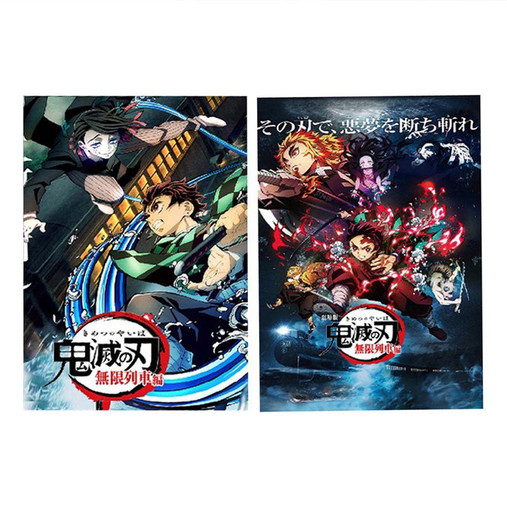 Thẻ Bài Hình Nhân Vật Anime Demon Slayer Chống Thấm Nước Bền Bỉ Dùng Làm Quà Tặng