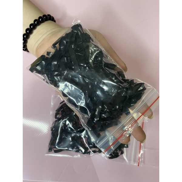 1Gói chun buộc tóc-nịt buộc tóc đen siêu dai