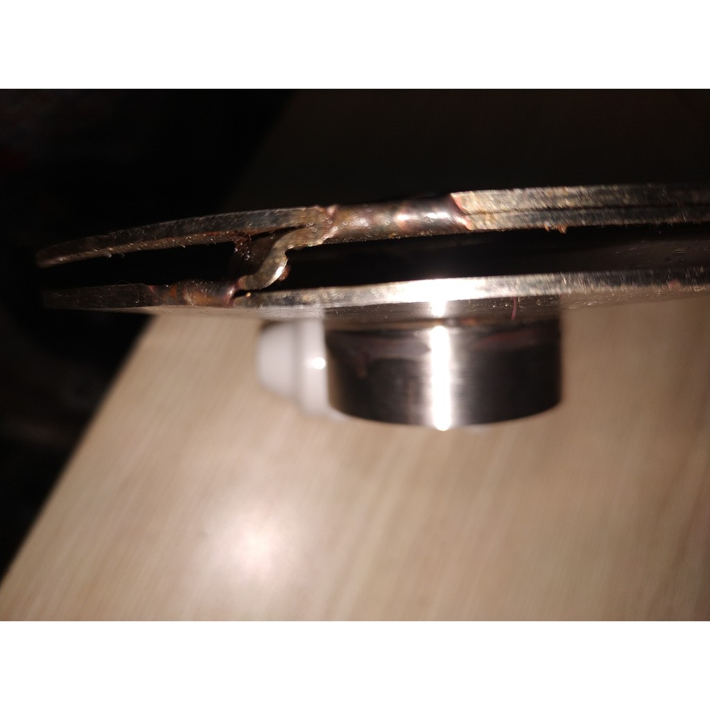 Cánh quạt inox cho máy bơm ghiếng khoan  1hp 2hp