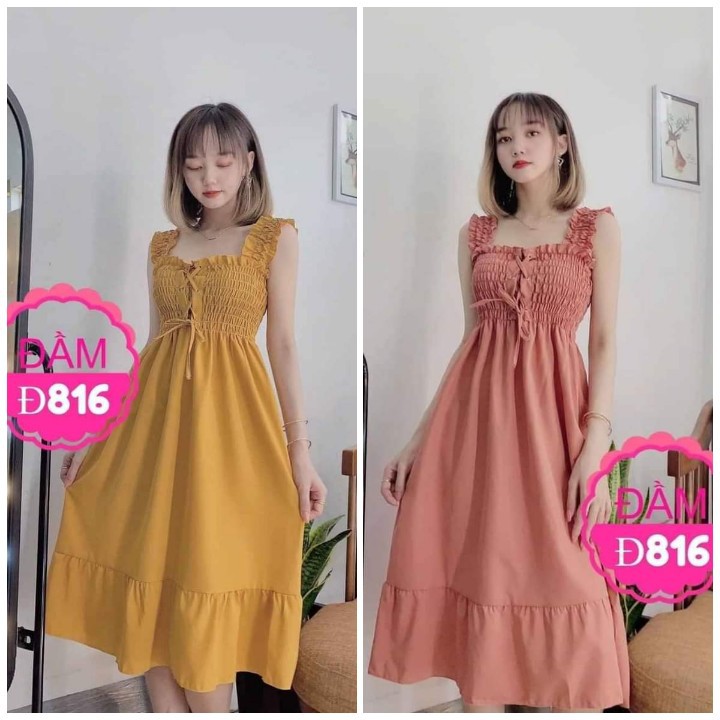 [Mã FAXANH1505 giảm 10K đơn 50K] Đầm rút dây đuôi cá | BigBuy360 - bigbuy360.vn