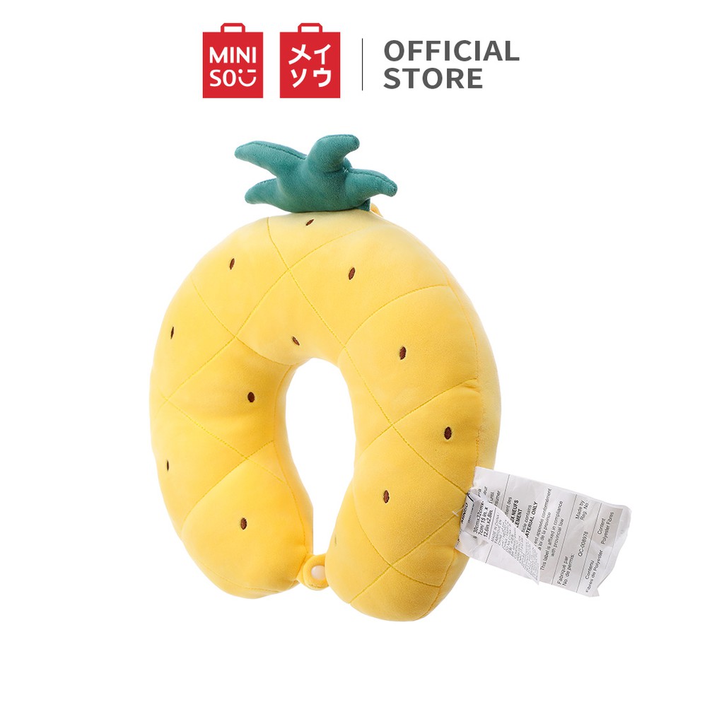 Gối chữ U Fruit Series Eye Patch (Dứa) Miniso