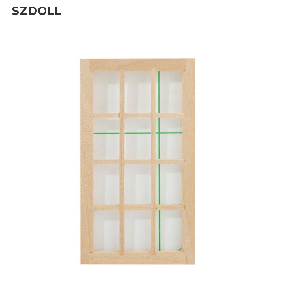 Mô hình cửa ra vào và cửa sổ cho nhà búp bê tỉ lệ 1:12