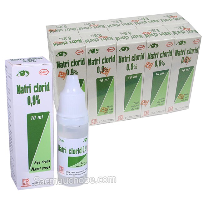 10 lọ nước muối nhỏ mắt mũi natri HCM
