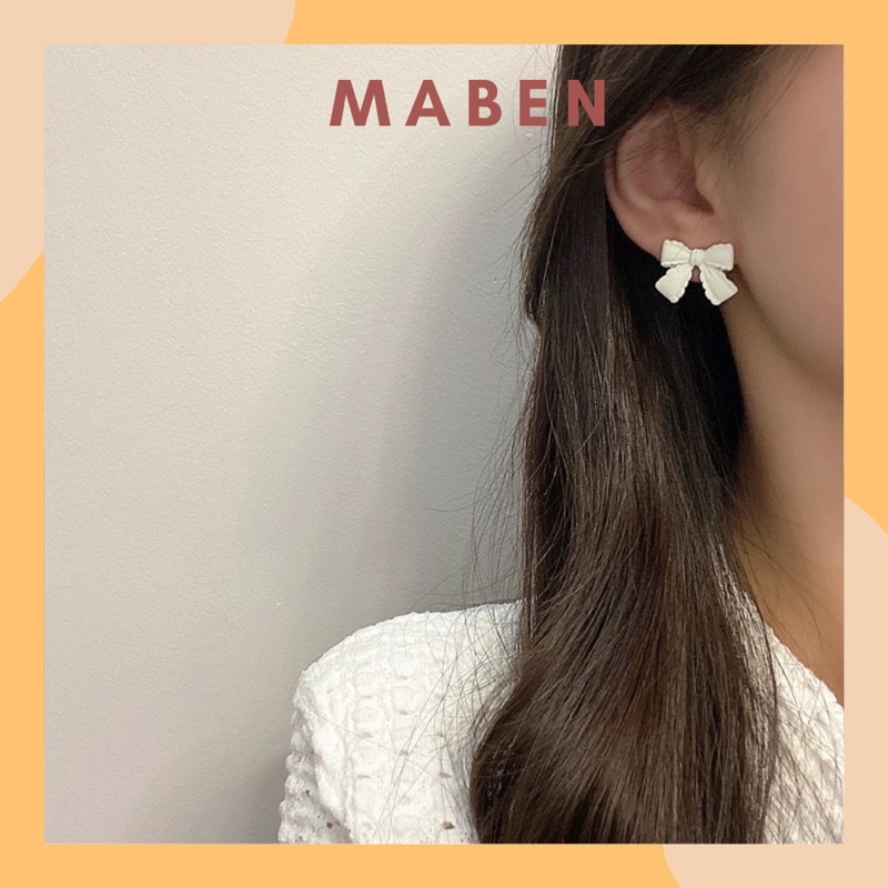 Khuyên tai hình chiếc nơ xinh - Maben