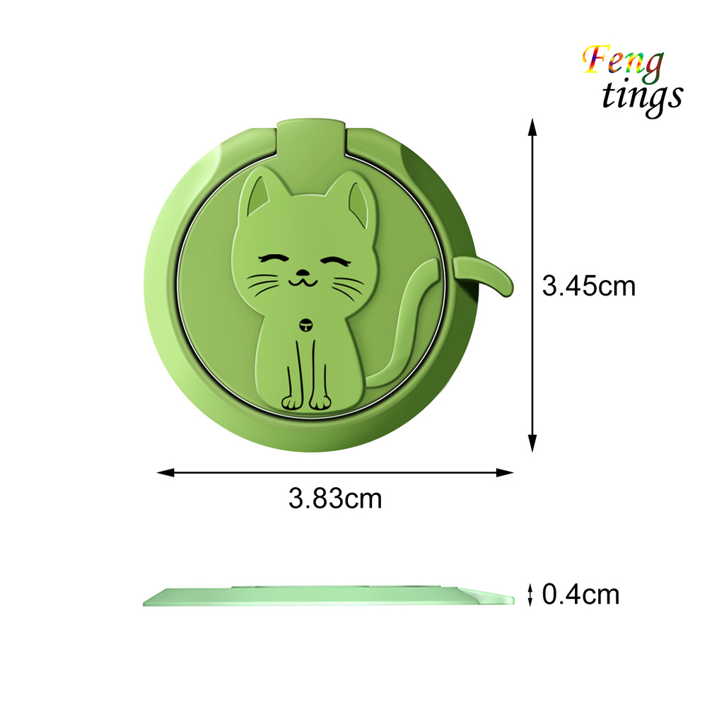 Vòng đỡ điện thoại di động xỏ ngón thiết kế hoạt hình dễ thương