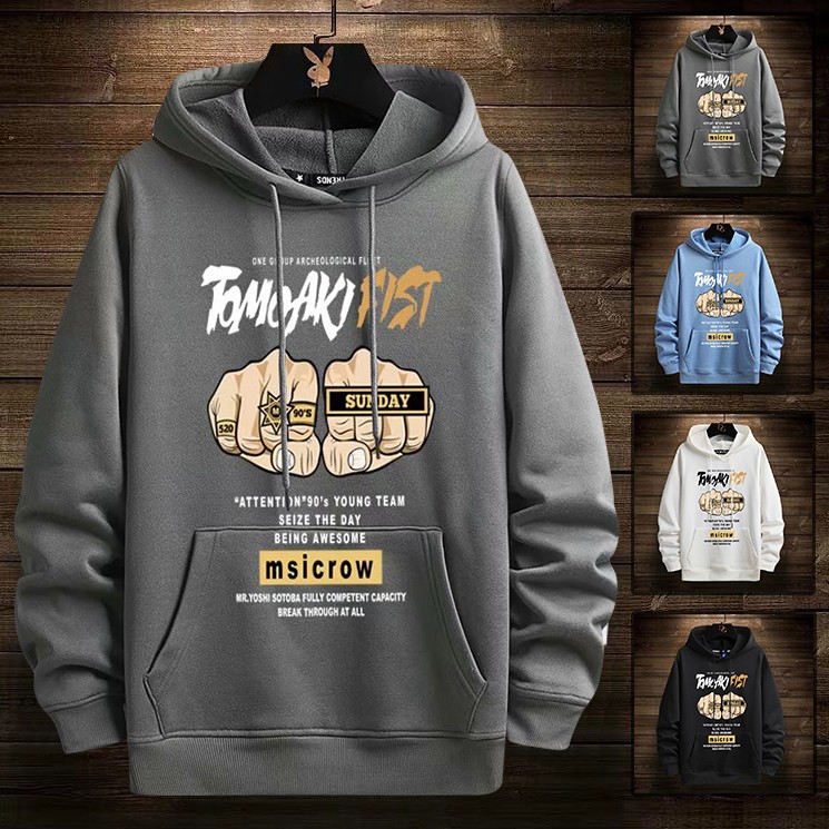 Áo Hoodie Nỉ Nam Thu Đông Họa Tiết Tay Đấm Zenkonam MEN TOP 185