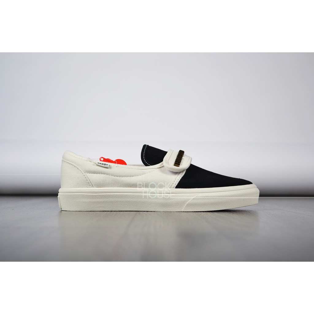 GIÀY VANS SLIP ON FEAR OF GOD STRAP WHITE
