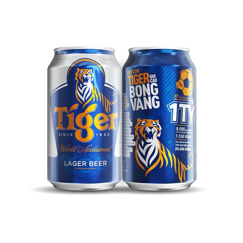 Bia Tiger thùng 24 lon x 330ml luôn mới