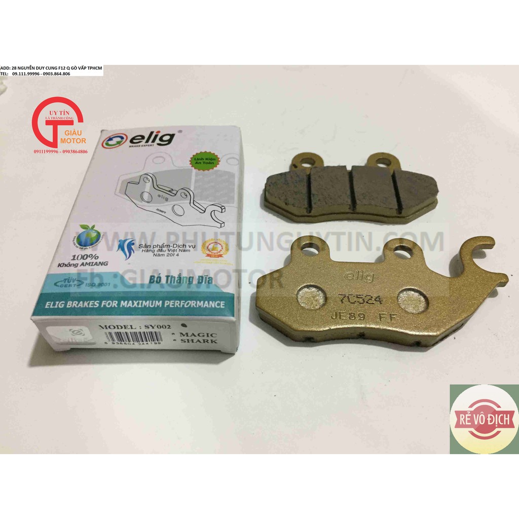 SYM-SHARK-BỐ THẮNG ĐĨA CHO XE  SHARK HIỆU ELIG