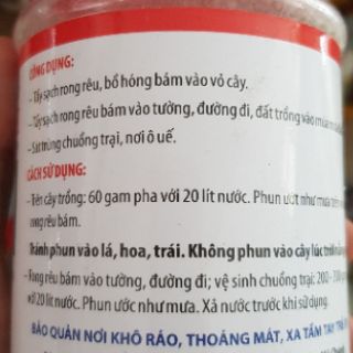 Thuốc tẩy rong rêu