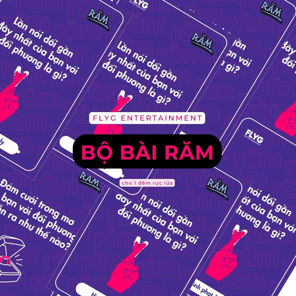 Bộ bài tình yêu RĂM CARD kết nối trái tim thấu hiểu cảm xúc cho các cặp đôi hoặc vợ chồng
