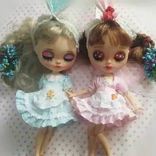 Sét rập vải váy cho búp bê bjd