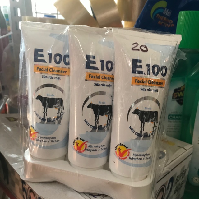 Sữa rửa mặt bò sữa E100 50ml