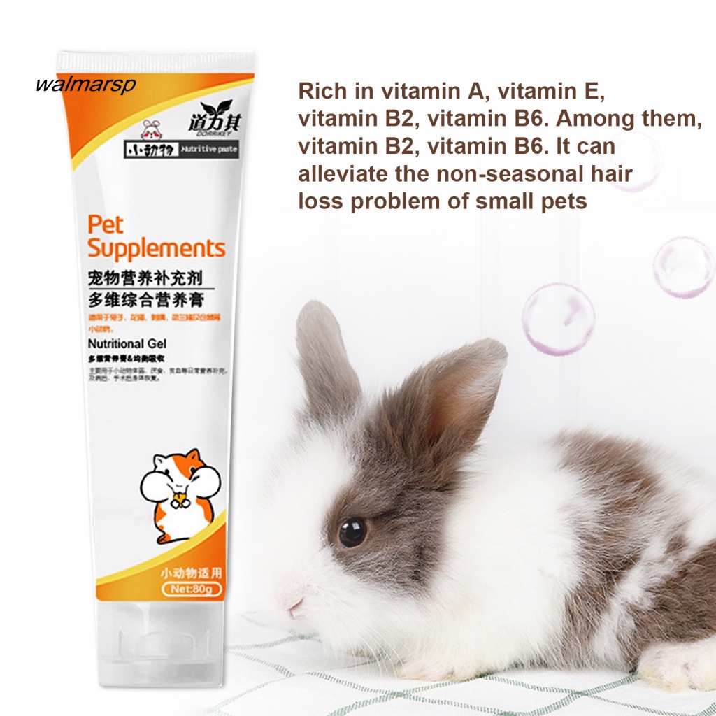 Kem Nuôi Dưỡng Chuột Hamster / Thỏ / Heo Cỡ Nhỏ 80g Chăm Sóc Sức Khỏe