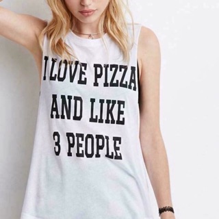 Áo tanktop nam nữ pizza