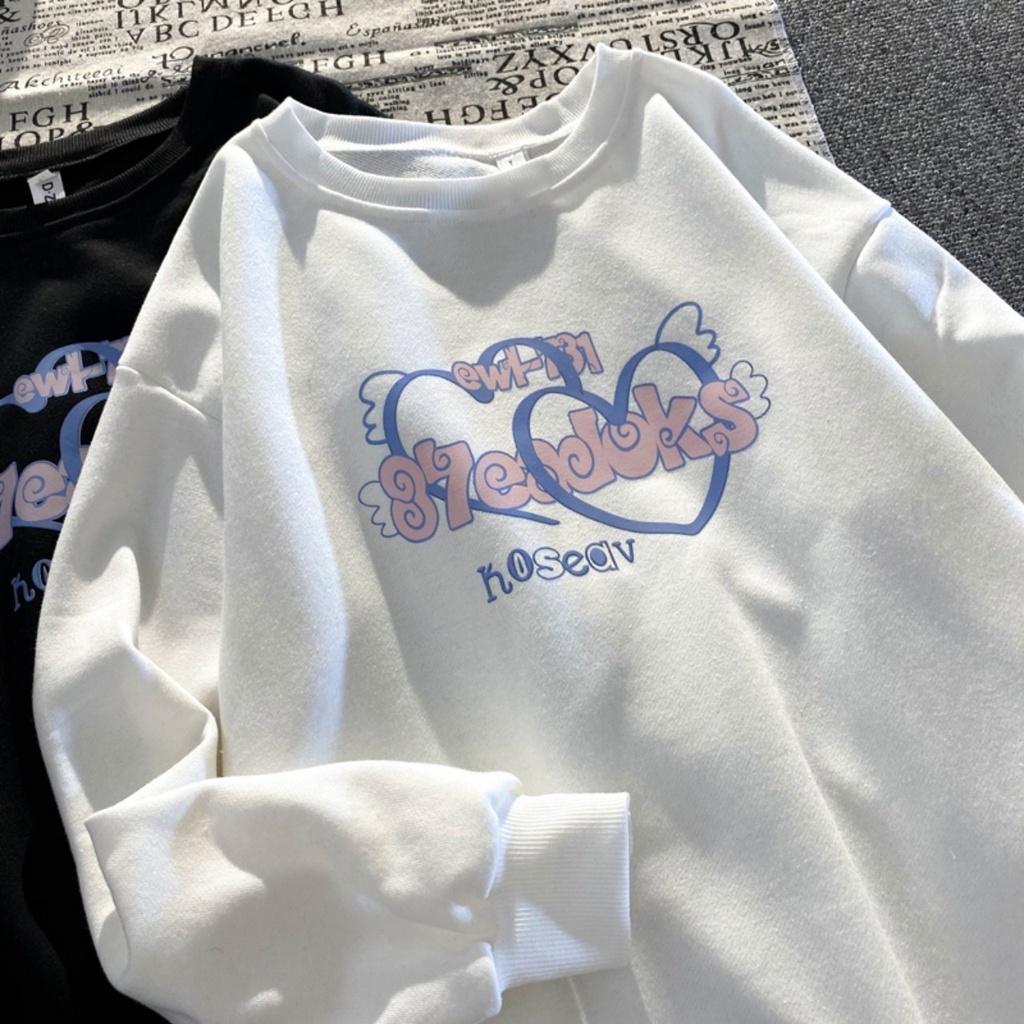 Áo sweater bé gái, áo nỉ cho bé size đại 6 tuôi 15 tuổi SW XẺ TÀ TRẮNG