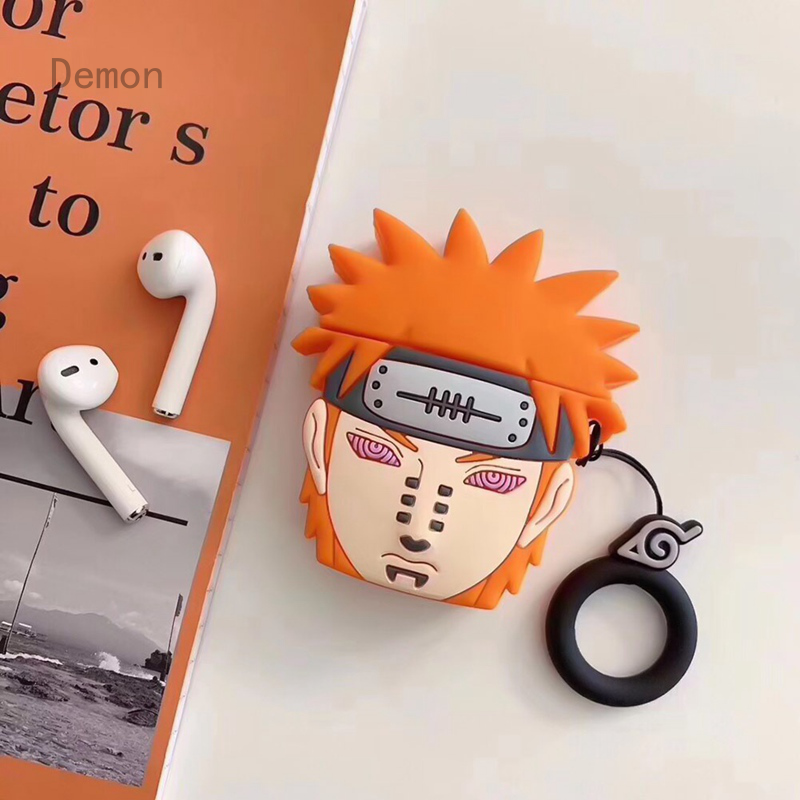 PENN PENN Vỏ Đựng Bảo Vệ Hộp Sạc Tai Nghe Airpods 1 / 2 Hình Nhân Vật Hoạt Họa Naruto
