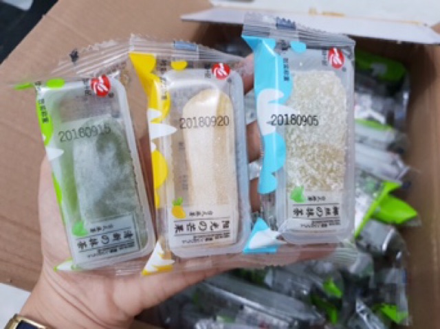 Bánh mochi dài phủ dừa/trà xanh/xoài | BigBuy360 - bigbuy360.vn