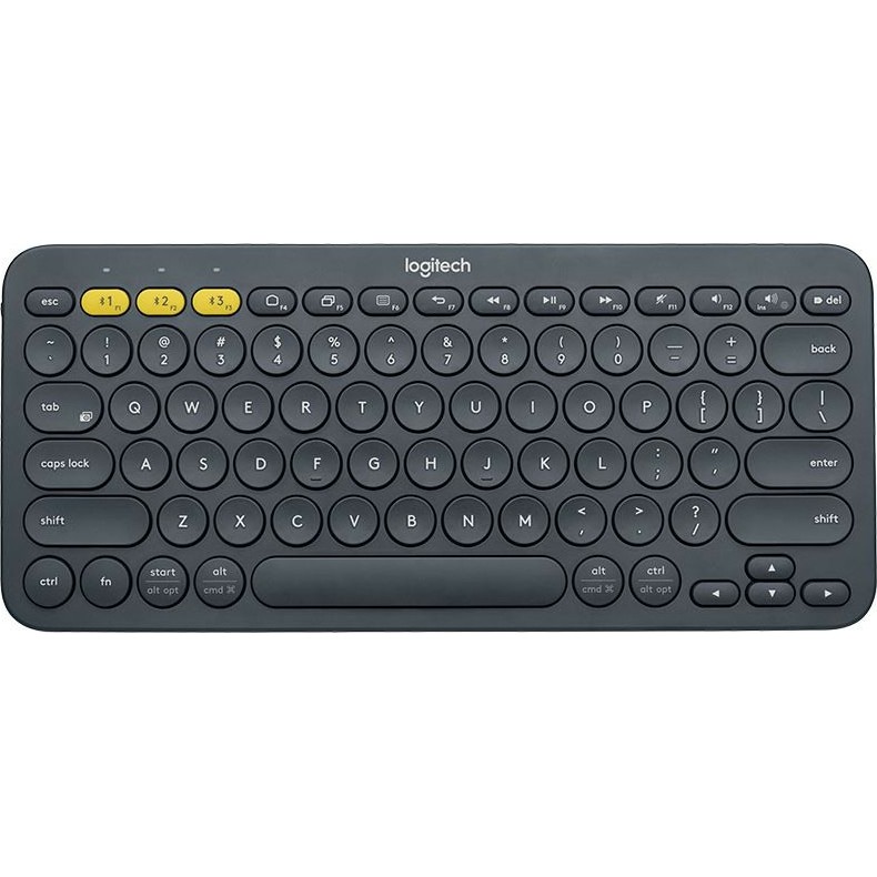 Bàn phím Bluetooth Logitech K380, Kết nối Bluetooth cùng lúc 3 thiết bị, Pin sử dụng tới 2 năm - Hàng Chính Hãng