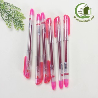 Bút nước My - gel màu đỏ - mực đều, nét viết êm nhỏ ( 1 cây )