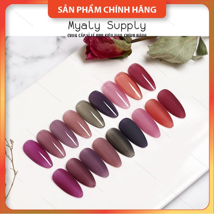 Set Sơn AS Thạch Chai Đỏ Nắp Nhọn 9 Chai Cao Cấp  AZZ SP000325