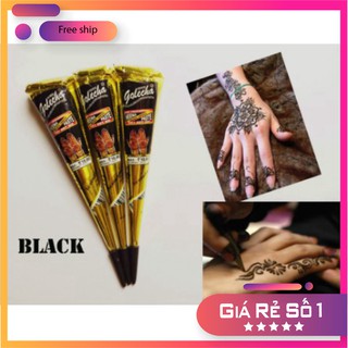 MỰC XĂM HENNA ĐEN VÀ 70 KHUÔN MINI