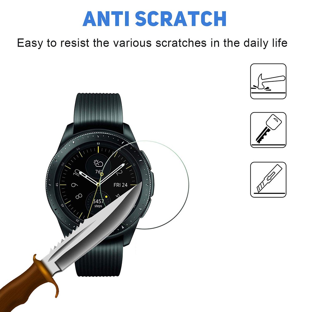 Set 2 kính cường lực 9H2.5D bảo vệ màn hình cho đồng hồ Samsung Gear S3 Samsung Galaxy Watch 42MM / 46MM