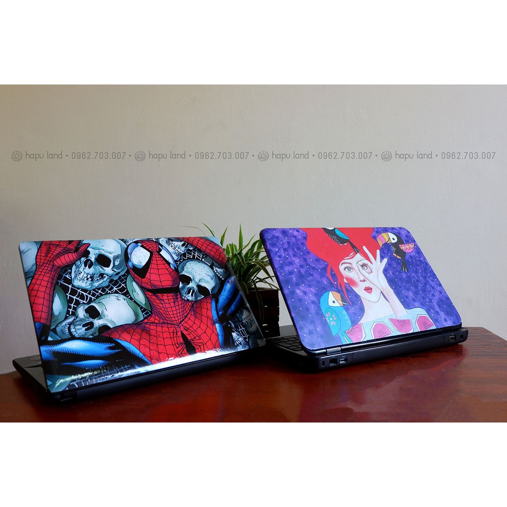 Skin laptop, decal dán laptop, ipad...cao cấp, bền đẹp, chất lừ - TẶNG KÈM DAO TRỔ - MẪU DÀNH CHO NỮ