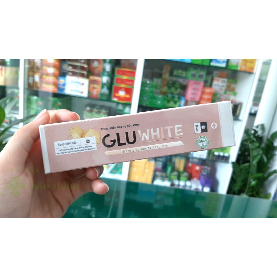[CHÍNH HÃNG] GluWhite - Hỗ trợ cho làn da sáng mịn, hạn chế lão hóa da, tăng khả năng chống oxy hóa