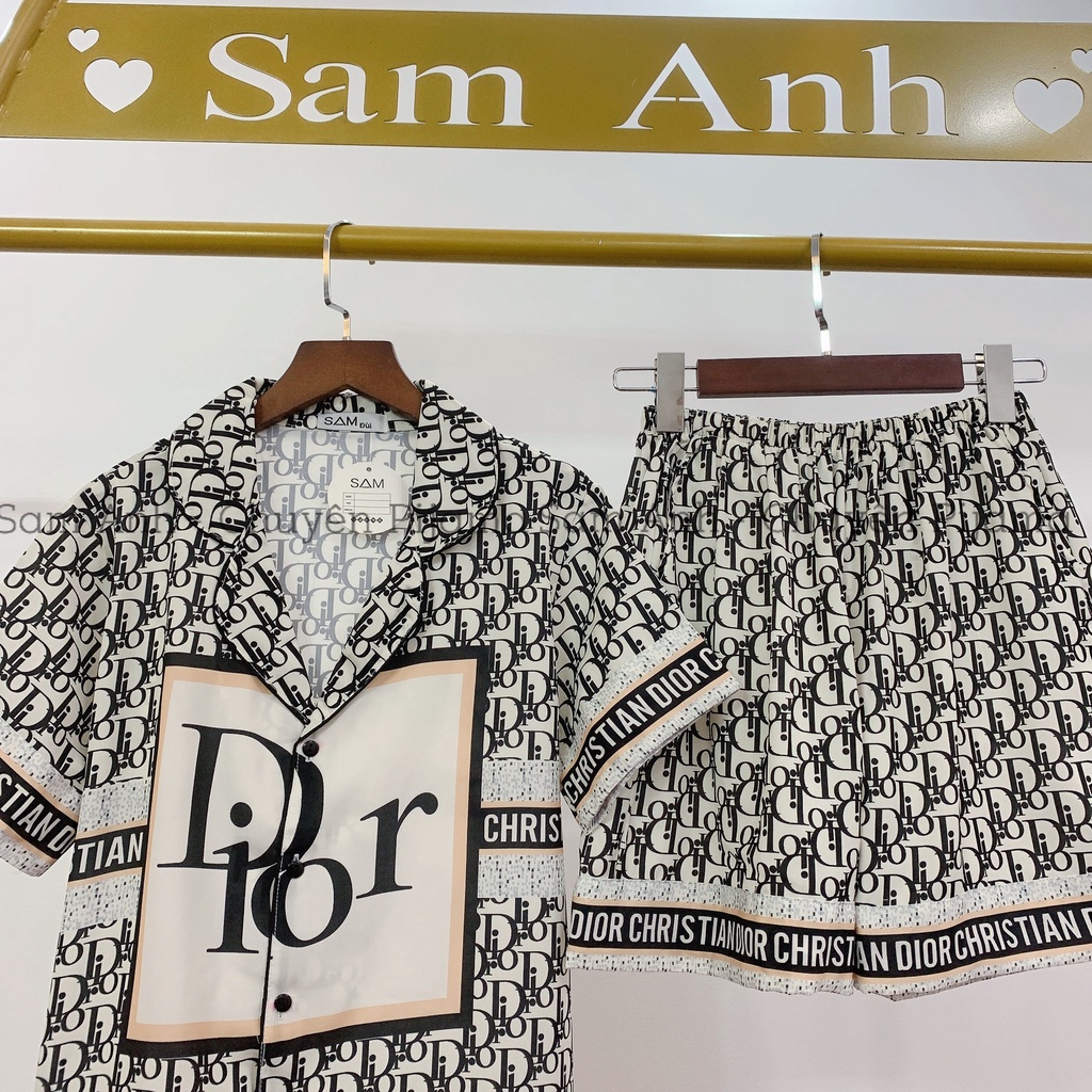 BỘ NGỦ Pijama Lụa Mango TK Đì Or Quần Cộc Mác Sam