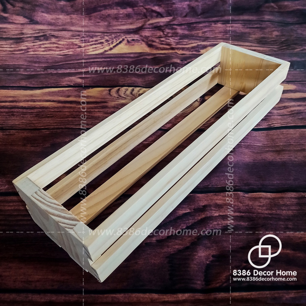 Hộp quà tết, khay gỗ gói quà, Hộp đựng đồ đa năng - Pallet gỗ thông (nhận kích thước theo yêu cầu)