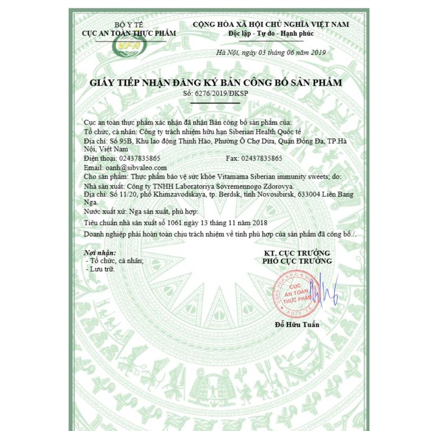 Thực phẩm bảo vệ sức khỏe dành cho trẻ em VitaMama Siberian immunity sweets Siberi Nga ( bao bì mới) | BigBuy360 - bigbuy360.vn