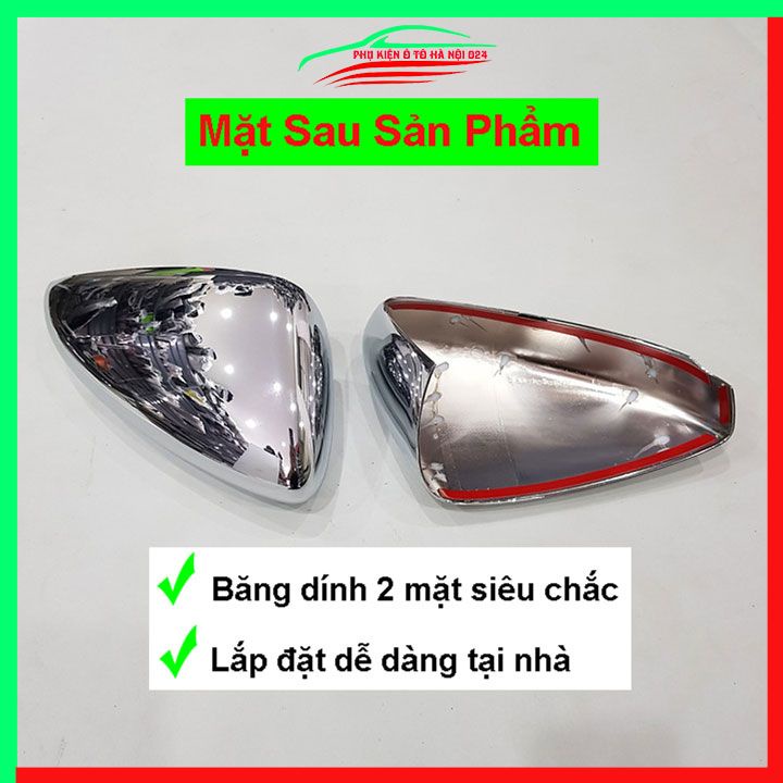 Ốp gương chiếu hậu Mazda 3 2020 mạ crom bảo vệ chống trầy trang trí làm đẹp xe